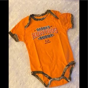 NWT Hunting 2 piece Onesie 6-9 months